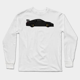 GT2RS Side Black Long Sleeve T-Shirt